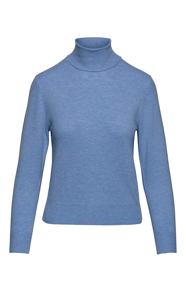 Ladies Merino Roll Neck