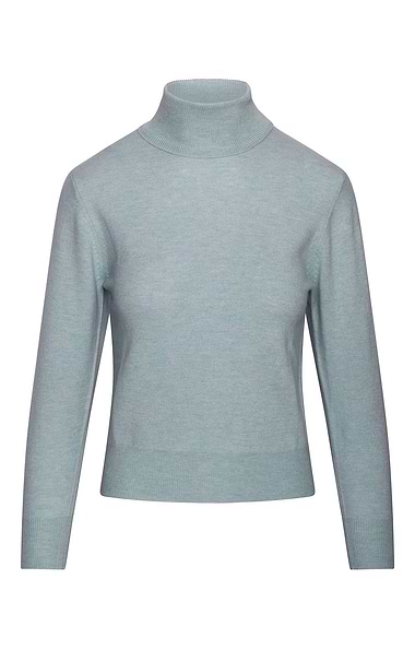 Ladies Merino Roll Neck