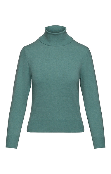 Ladies Merino Roll Neck
