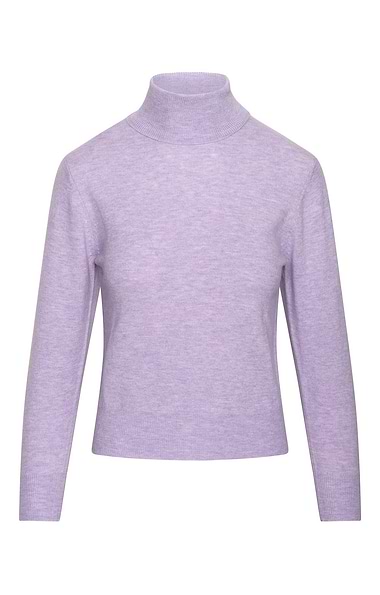 Ladies Merino Roll Neck