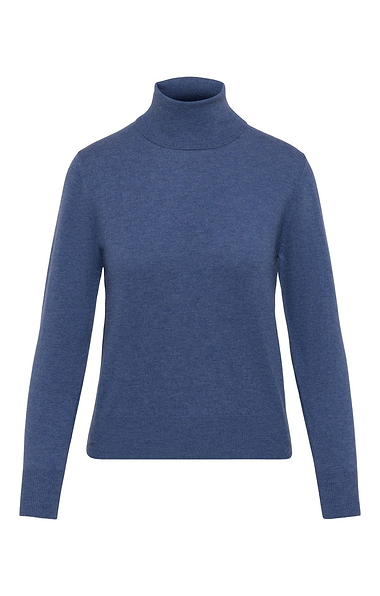 Ladies Merino Roll Neck