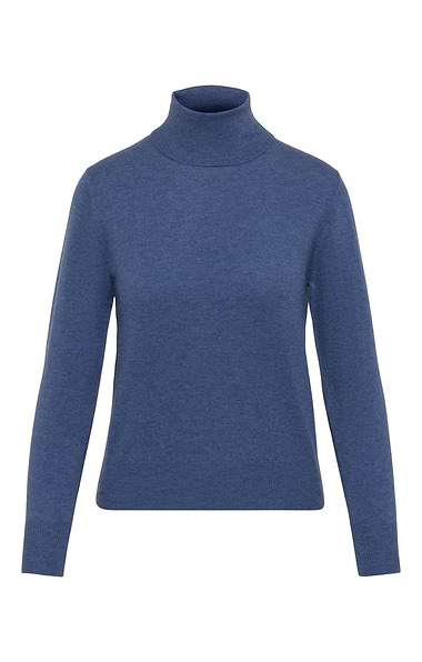 Ladies Merino Roll Neck