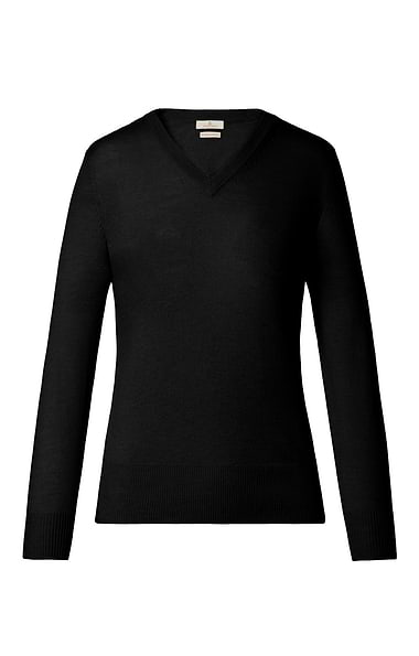 Ladies Merino V-Neck Jumper