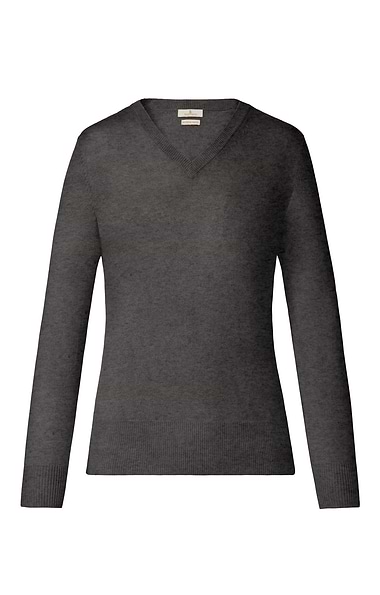 Ladies Merino V-Neck Jumper