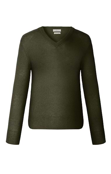 Ladies Merino V-Neck Jumper