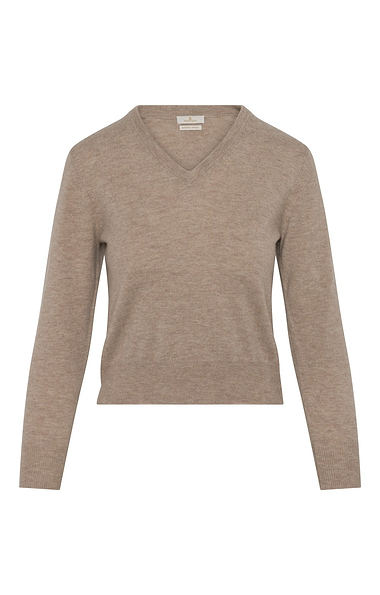 Ladies Merino V-Neck Jumper