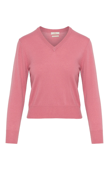 Ladies Merino V-Neck Jumper