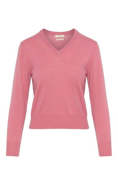 Ladies Merino V-Neck Jumper