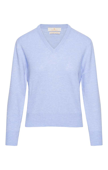 Ladies Merino V-Neck Jumper
