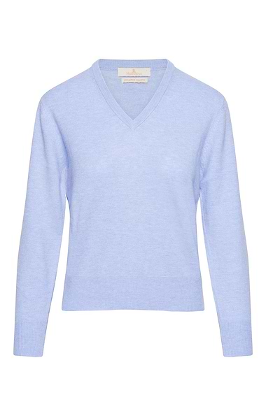 Ladies Merino V-Neck Jumper