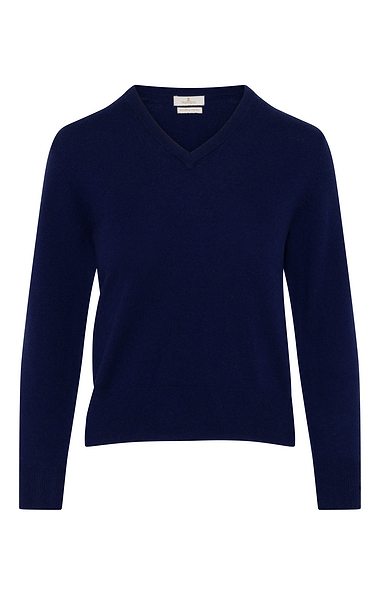 Ladies Merino V-Neck Jumper