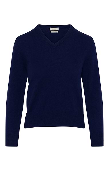 Ladies Merino V-Neck Jumper