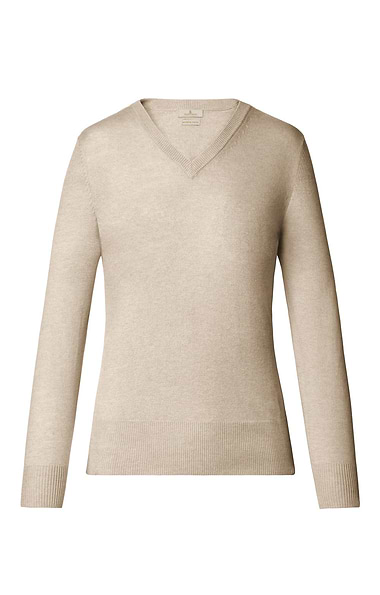 Ladies Merino V-Neck Jumper