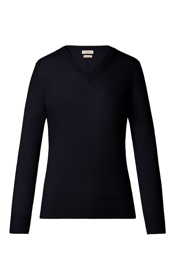 Ladies Merino V-Neck Jumper