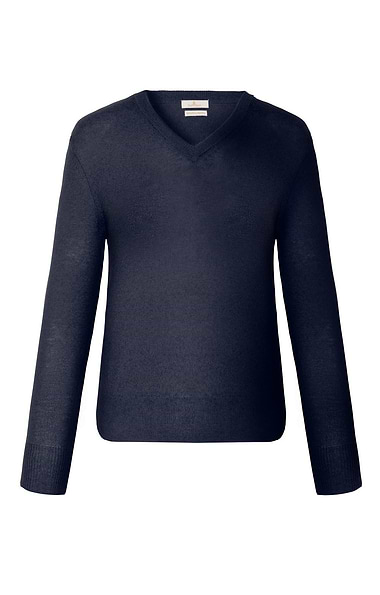 Ladies Merino V-Neck Jumper