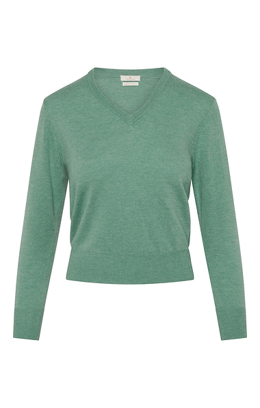 Ladies Merino V-Neck Jumper