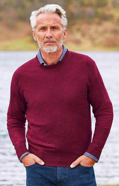 Men's Merino Crew Neck Sweater