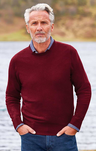 Men's Merino Crew Neck Sweater