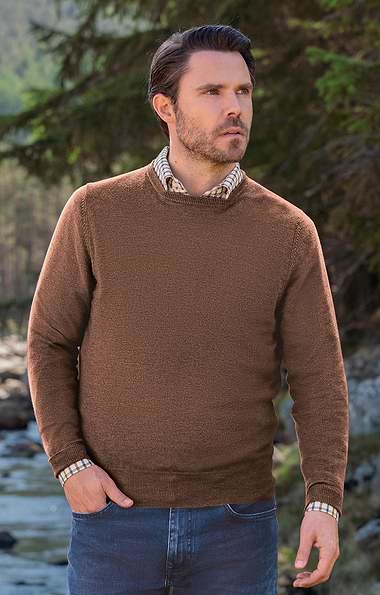 Men's Merino Crew Neck Sweater