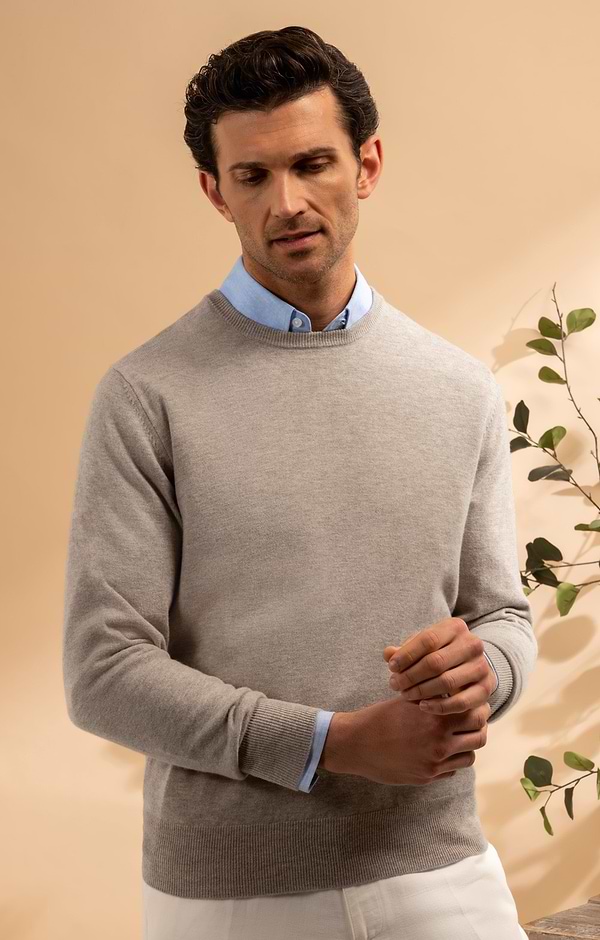 Men's Merino Crew Neck Sweater
