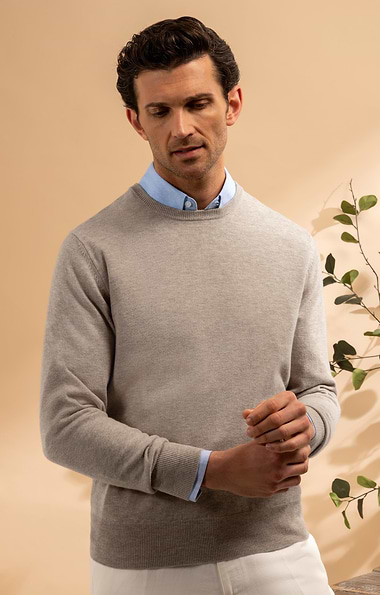 Men's Merino Crew Neck Sweater