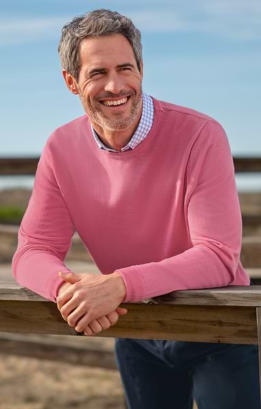 Men's Merino Crew Neck Sweater