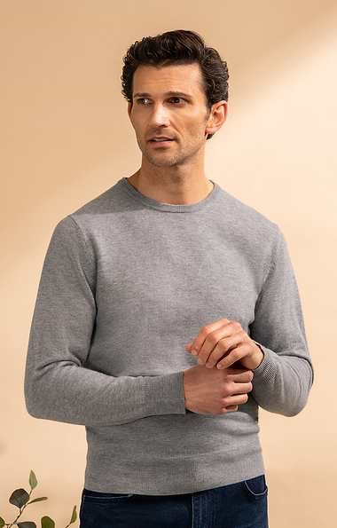 Men's Merino Crew Neck Sweater