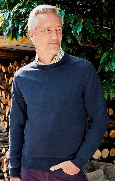 Men's Merino Crew Neck Sweater