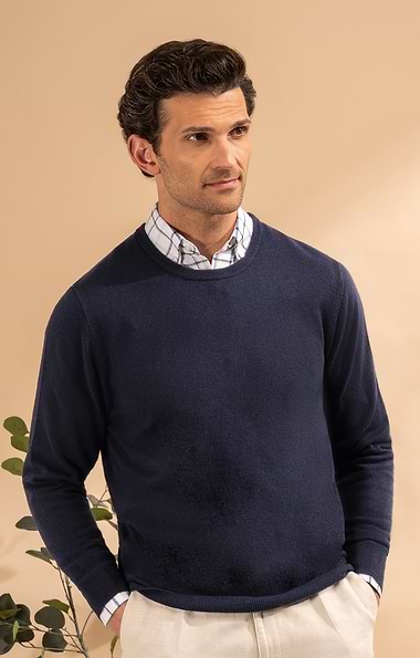 Men's Merino Crew Neck Sweater