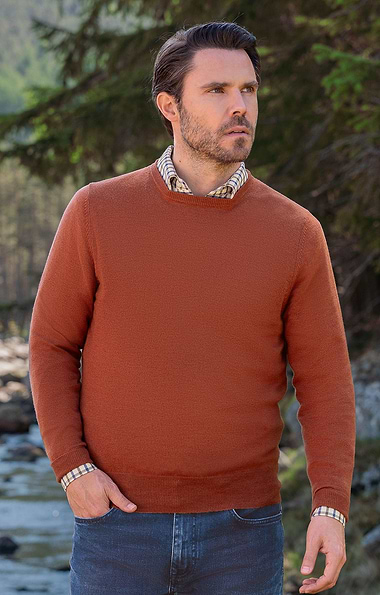 Men's Merino Crew Neck Sweater
