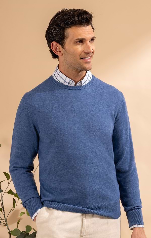 Men's Merino Crew Neck Sweater