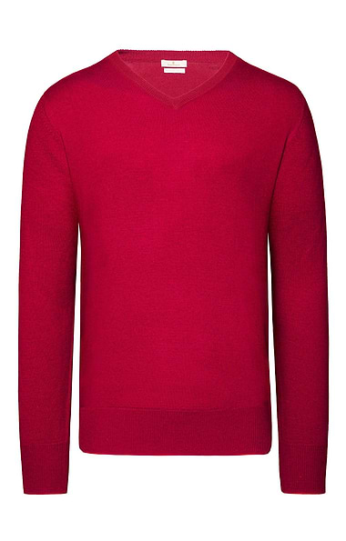 Men's Merino V-Neck Jumper