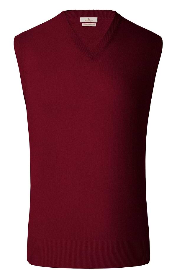 Men's Merino Wool V Neck Slipover