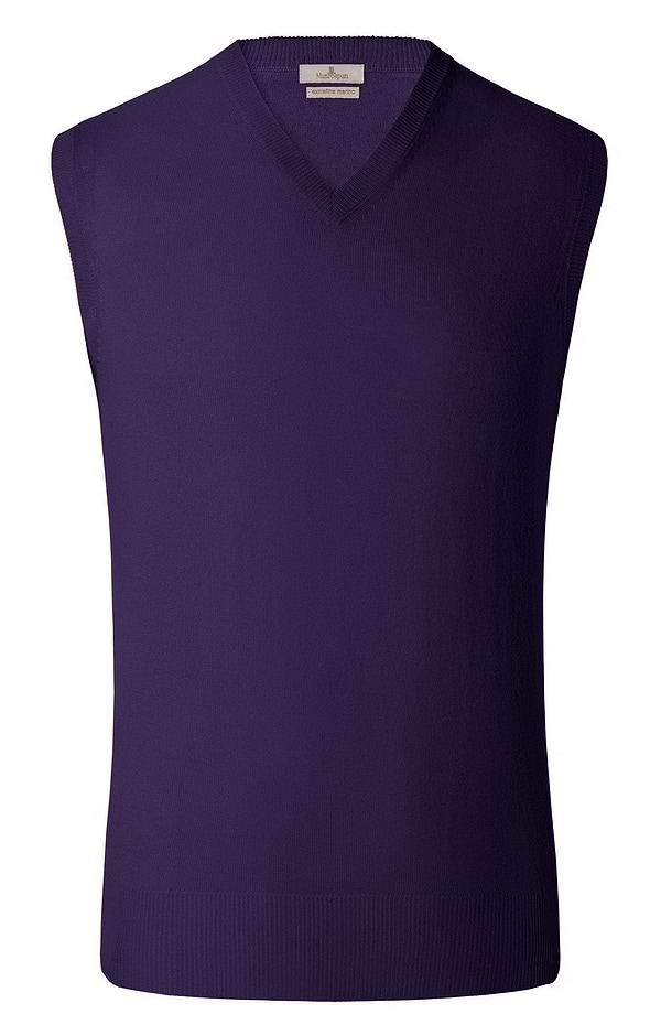 Men's Merino Wool V Neck Slipover