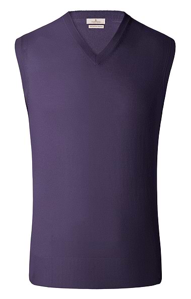 Men's Merino Wool V Neck Slipover