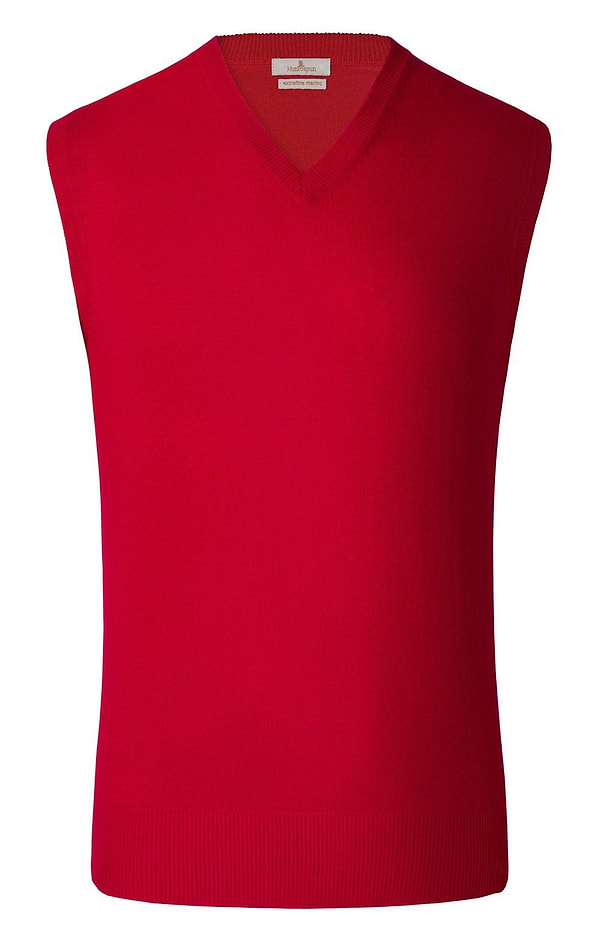 Men's Merino Wool V Neck Slipover