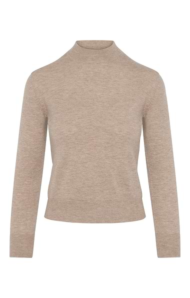 Ladies Merino Turtle Neck Jumper