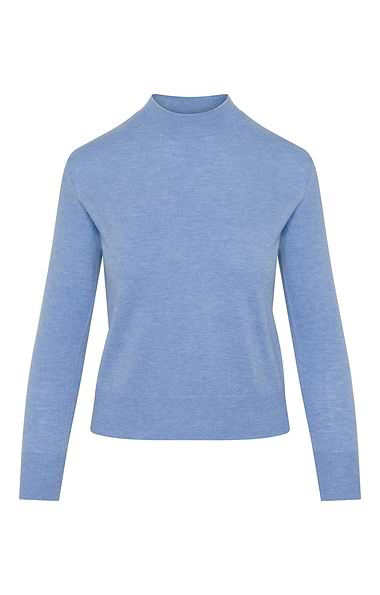 Ladies Merino Turtle Neck Jumper