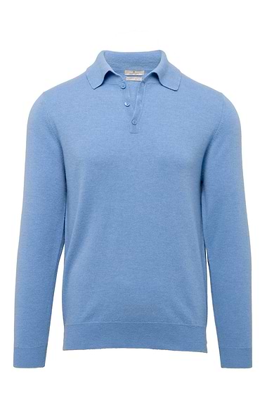 Men's High-Weight Merino Shirt-Neck Jumper