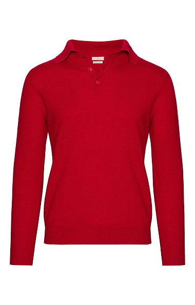 Men's High-Weight Merino Shirt-Neck Jumper