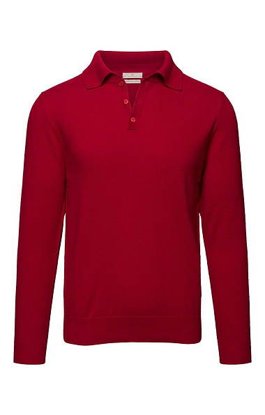 Men's High-Weight Merino Shirt-Neck Jumper