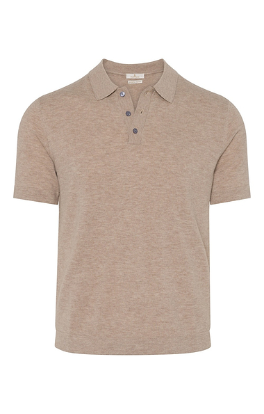 Men's House of Bruar Merino Short Sleeve Polo