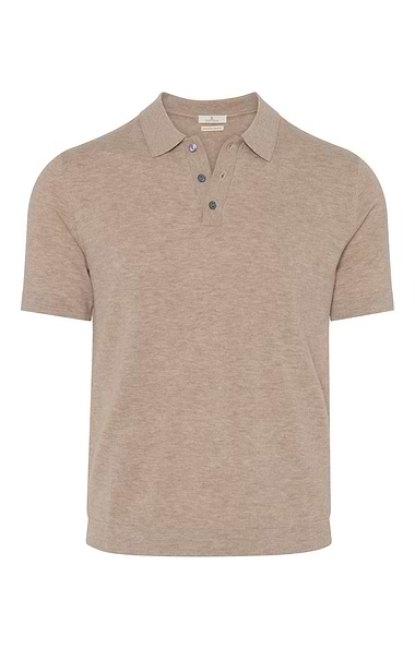Men's House of Bruar Merino Short Sleeve Polo