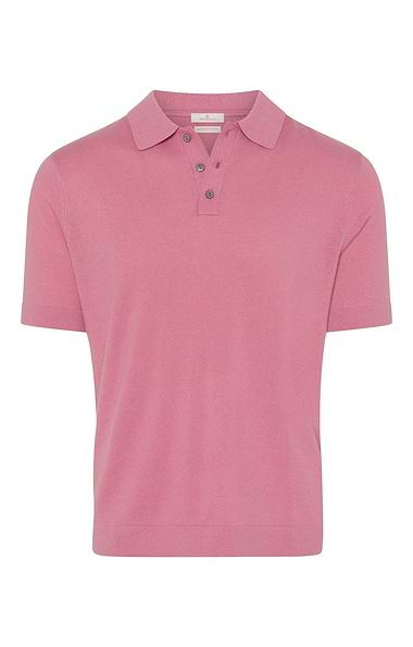 Men's House of Bruar Merino Short Sleeve Polo