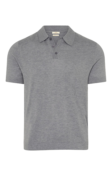 Men's House of Bruar Merino Short Sleeve Polo