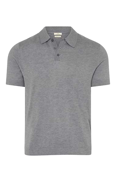 Men's House of Bruar Merino Short Sleeve Polo