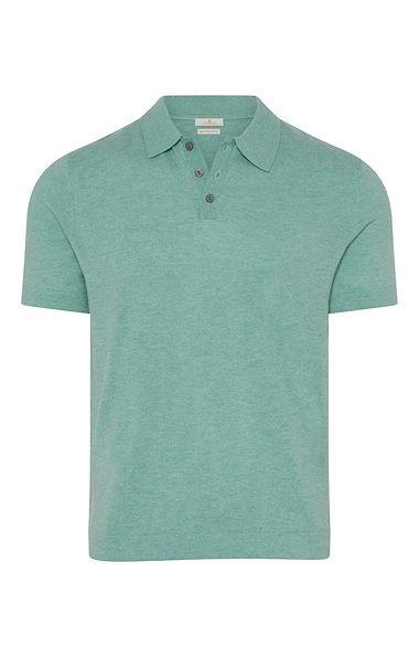 Men's House of Bruar Merino Short Sleeve Polo