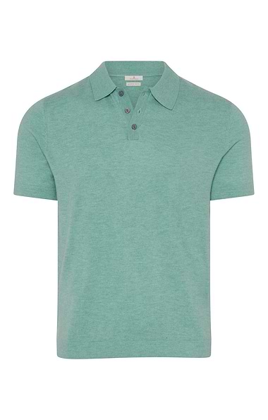 Men's House of Bruar Merino Short Sleeve Polo