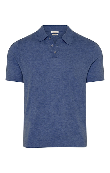 Men's House of Bruar Merino Short Sleeve Polo