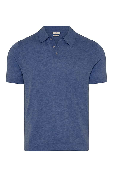 Men's House of Bruar Merino Short Sleeve Polo